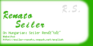 renato seiler business card